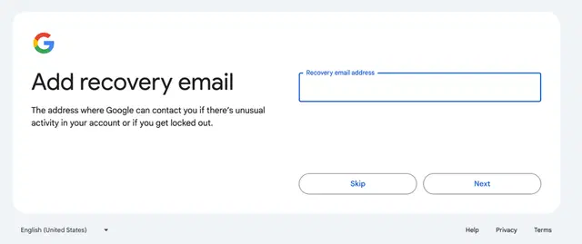 Add Recovery Options